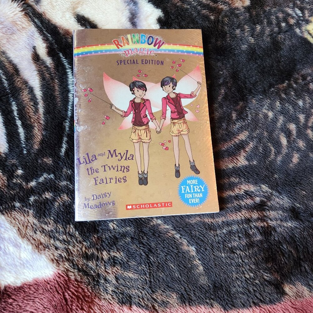 Rainbow Magic-Lila and Myla the Twin Fairies Scholastic Kids Book Paperback